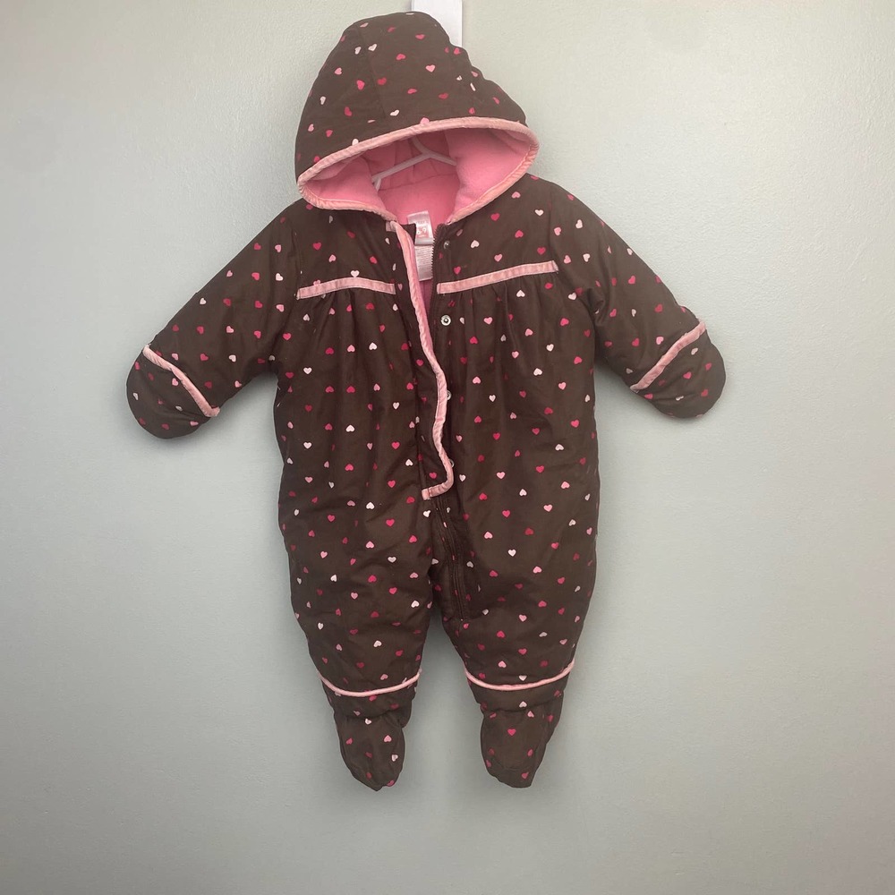Carter’s Bunting Snow Suit 6-9 Months Girls